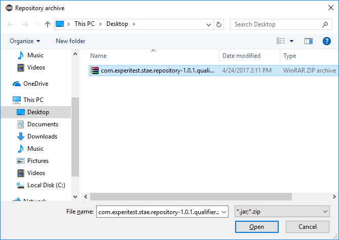 Install Appium Studio for Eclipse 1