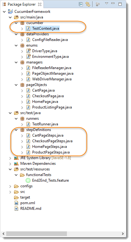 Sharing Test Context between Cucumber Step Definitions