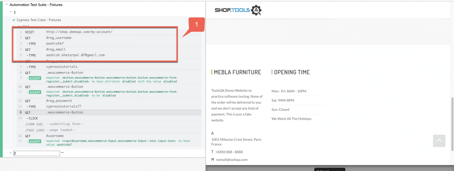 Running tests in Cypress with multiple fixture files