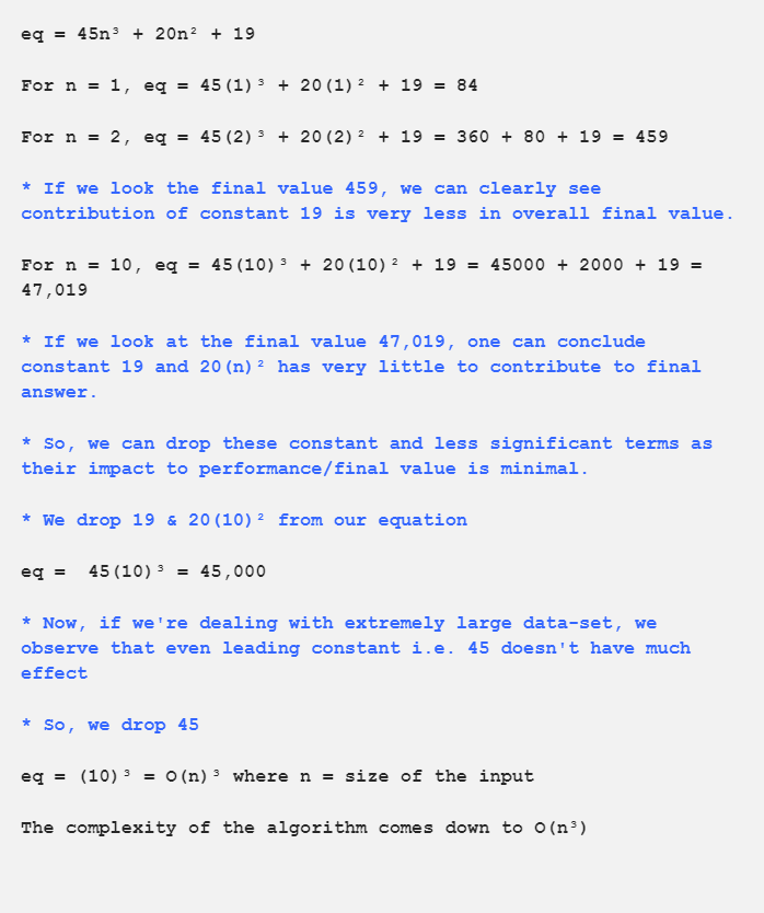 big O notation