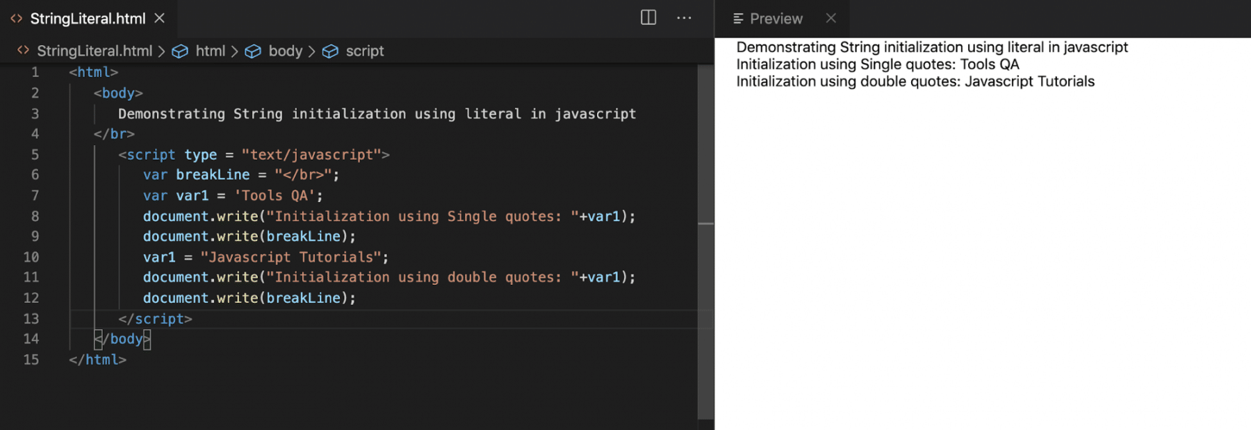 What is a String in JavaScript and different operations on JavaScript ...