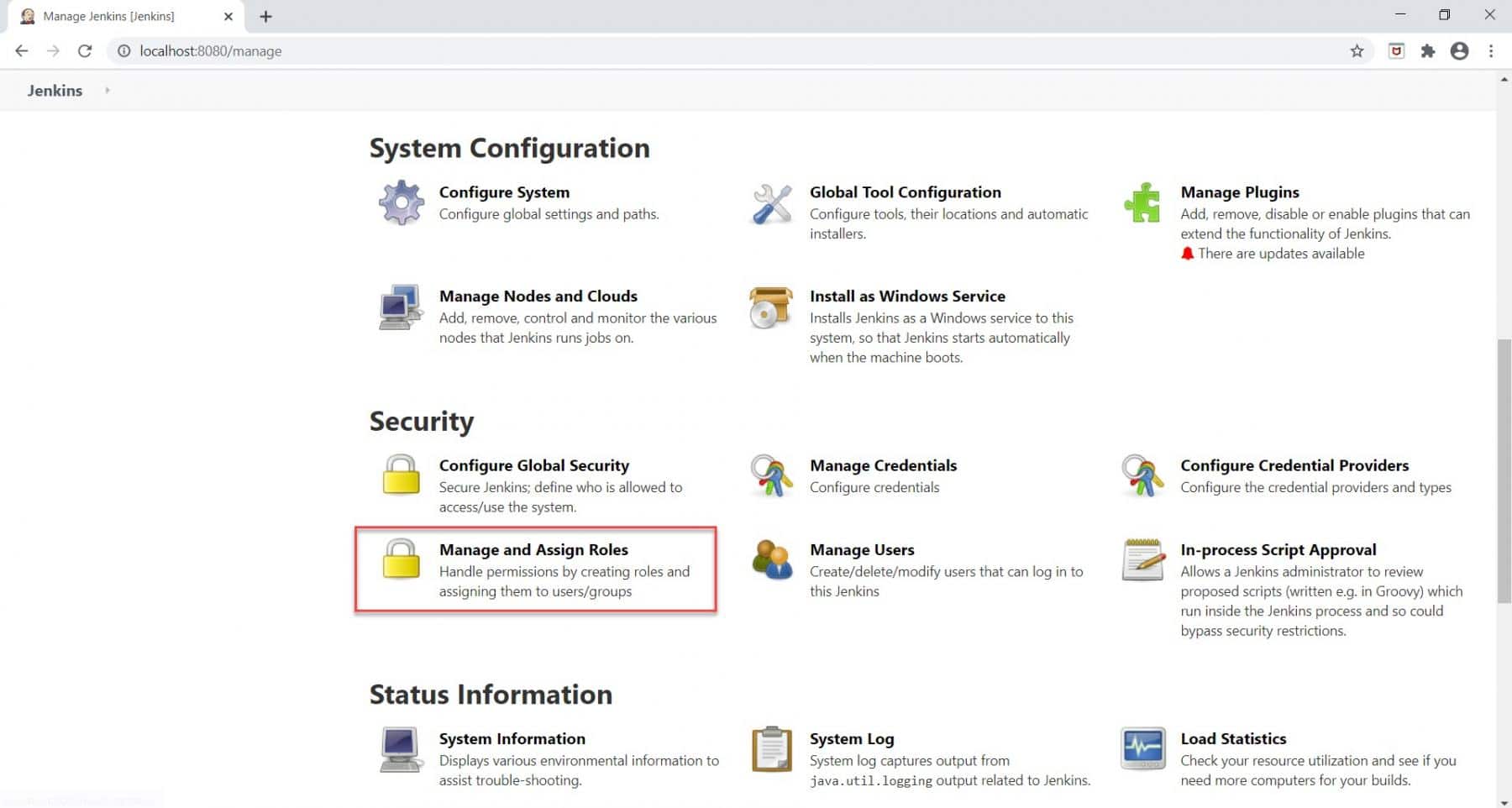 Manage and Assign Roles