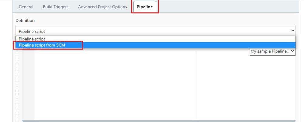 Declarative Pipeline Selection