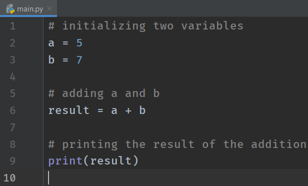 Comments in Python - Single Line Comments