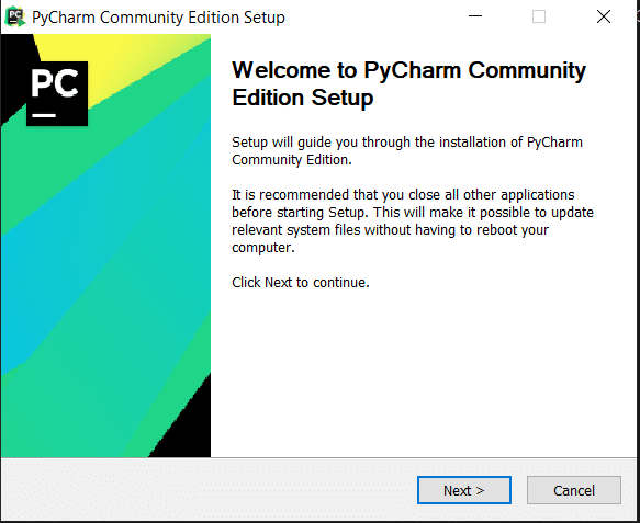 PyCharm Installation 1