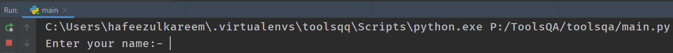 How to pass an argument to the Python Input function?