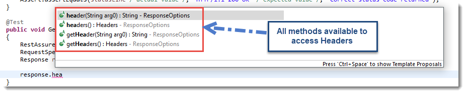 Validate Response Header using Rest Assured