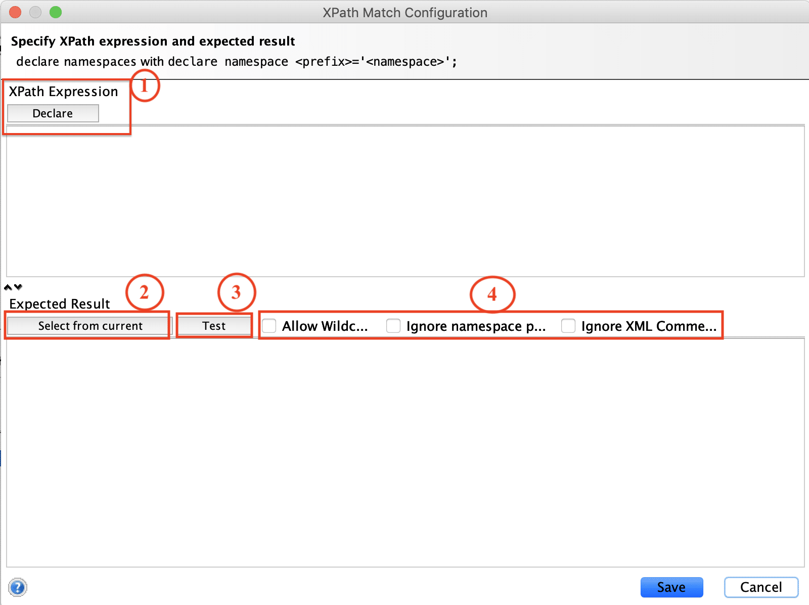 Xpath Match Assertion ConfigurationsCommon for both SOAP and REST in SoapUI