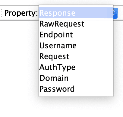 Property Dropdown