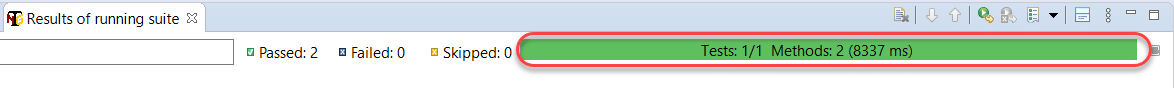 time taken for parallel testing in TestNG