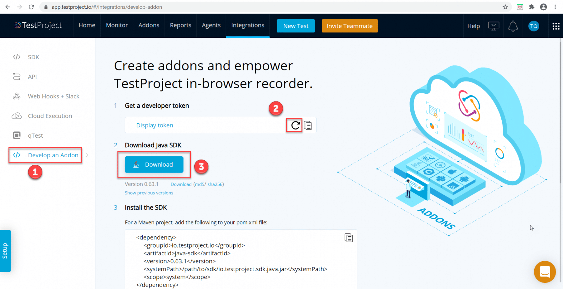 Custom Addons In TestProject Prerequisites