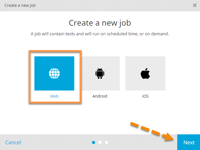 TestProject: Job Creation Wizard