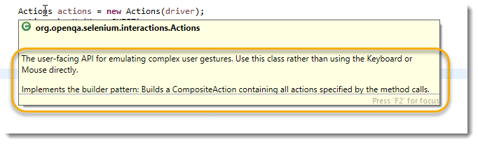 Actions-Class-of-Selenium