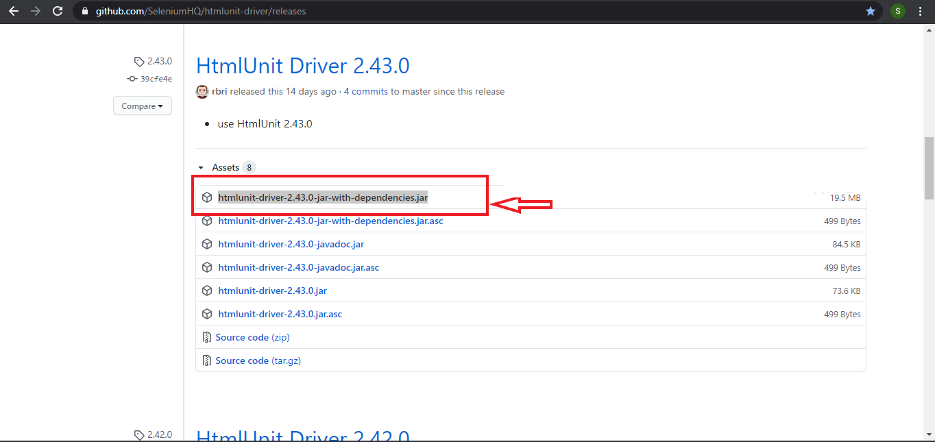 htmlUnitDriver Download
