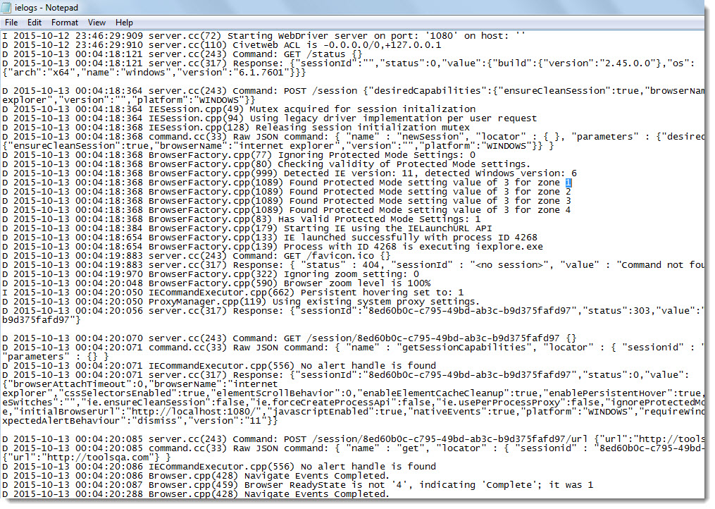 IELogsNotepad