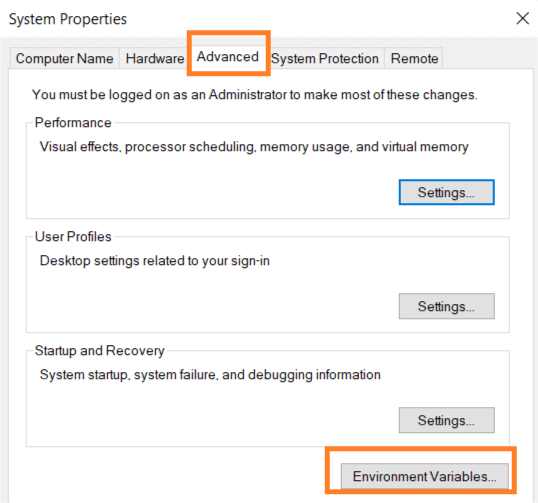 Run Selenium tests on Internet Explorer: Environment variables on Windows